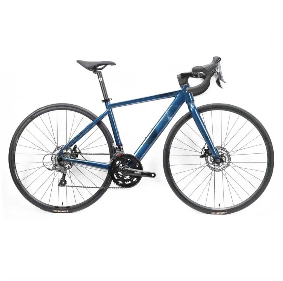 smvp公路车java佳沃java维洛克3代入门公路车桶轴版 亮光蓝480