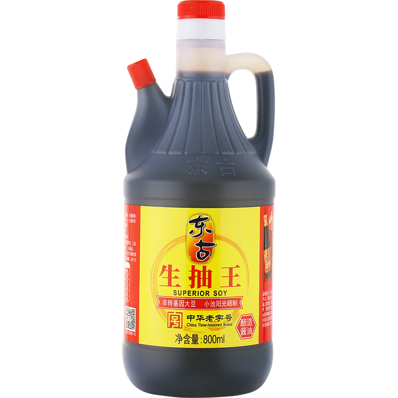 東古 生抽王【釀造醬油】800ml 紅燒炒菜涼拌鮮味足 中華老字號