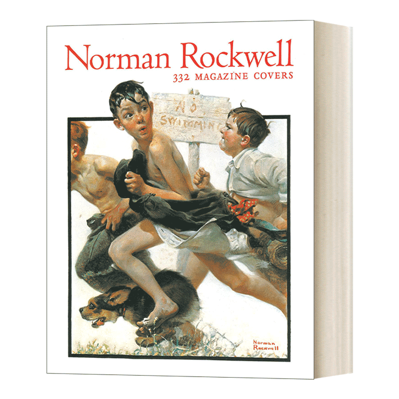 洛克威尔画集收藏版 332期杂志封面集 英文原版 norman rockwell 332