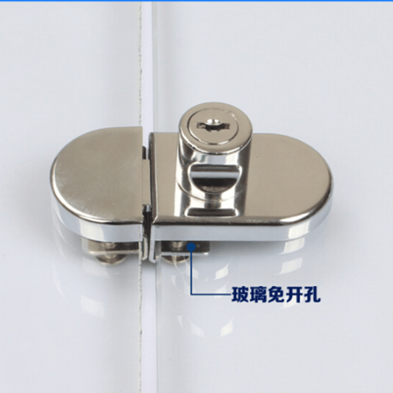 玻璃门锁商场展示柜门锁玻璃柜门锁玻璃橱窗锁橱门玻璃锁移门 408-2