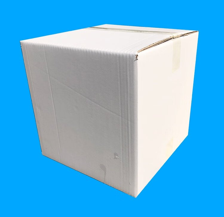 诗迦努白色环创展示美术手工布展纸箱硬正方形硬白箱子1立方体白纸