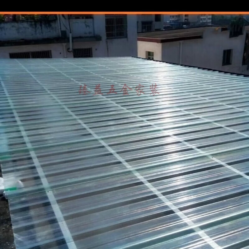 旭杉斯石棉瓦板阳光板瓦采光瓦板玻璃钢瓦树脂板瓦彩钢瓦塑料瓦亮瓦板雨 1毫米厚度使用宽度90公分 3.1米长度1张