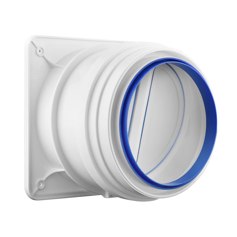 起點(diǎn)如日（QIDIANRURI）止回閥煙道止逆閥廚房專用防串味出風(fēng)口衛(wèi)生間止煙閥防煙寶油煙機(jī) 廚房煙道止逆閥【加厚款】