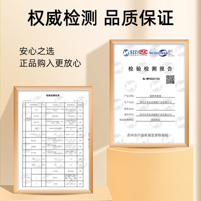 李良济 枇杷秋梨膏止嗓子干痒咳枇杷梨膏冲水传统养生膏方温水泡滋补品 枇杷秋梨膏 100g*1盒