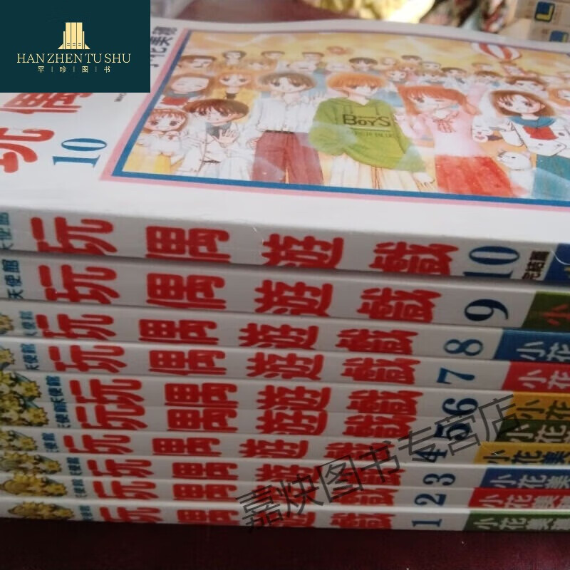 【罕珍图书】全新 小花美穗《玩偶游戏/小孩子的玩具》1-10册加番外
