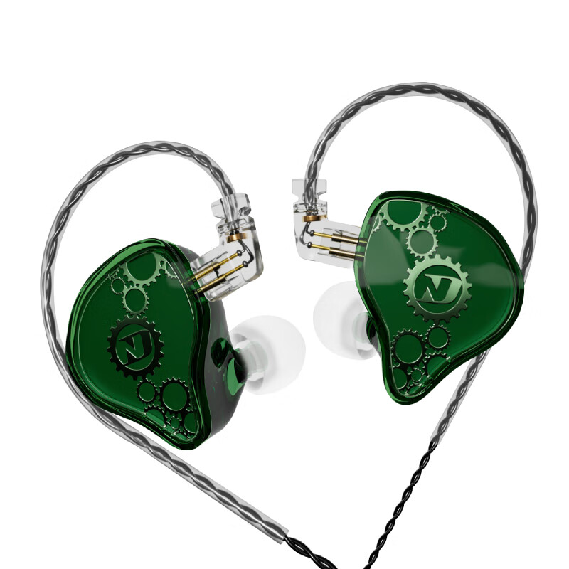 ND Venus入耳式耳机有线 HIFI高音质音乐监听耳返游戏耳塞 舞台直播动圈0.78双插针 挂耳式耳机 蓝色 【3.5mm圆孔带麦款】