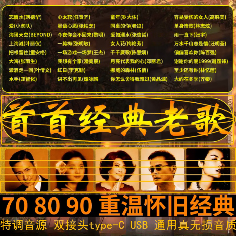 九头鸟车载车载经典老歌粤语怀旧歌曲708090高品质无损音乐u盘 64G【3000多歌曲+800部视频】 【黑胶唱片】音质 京东折扣/优惠券