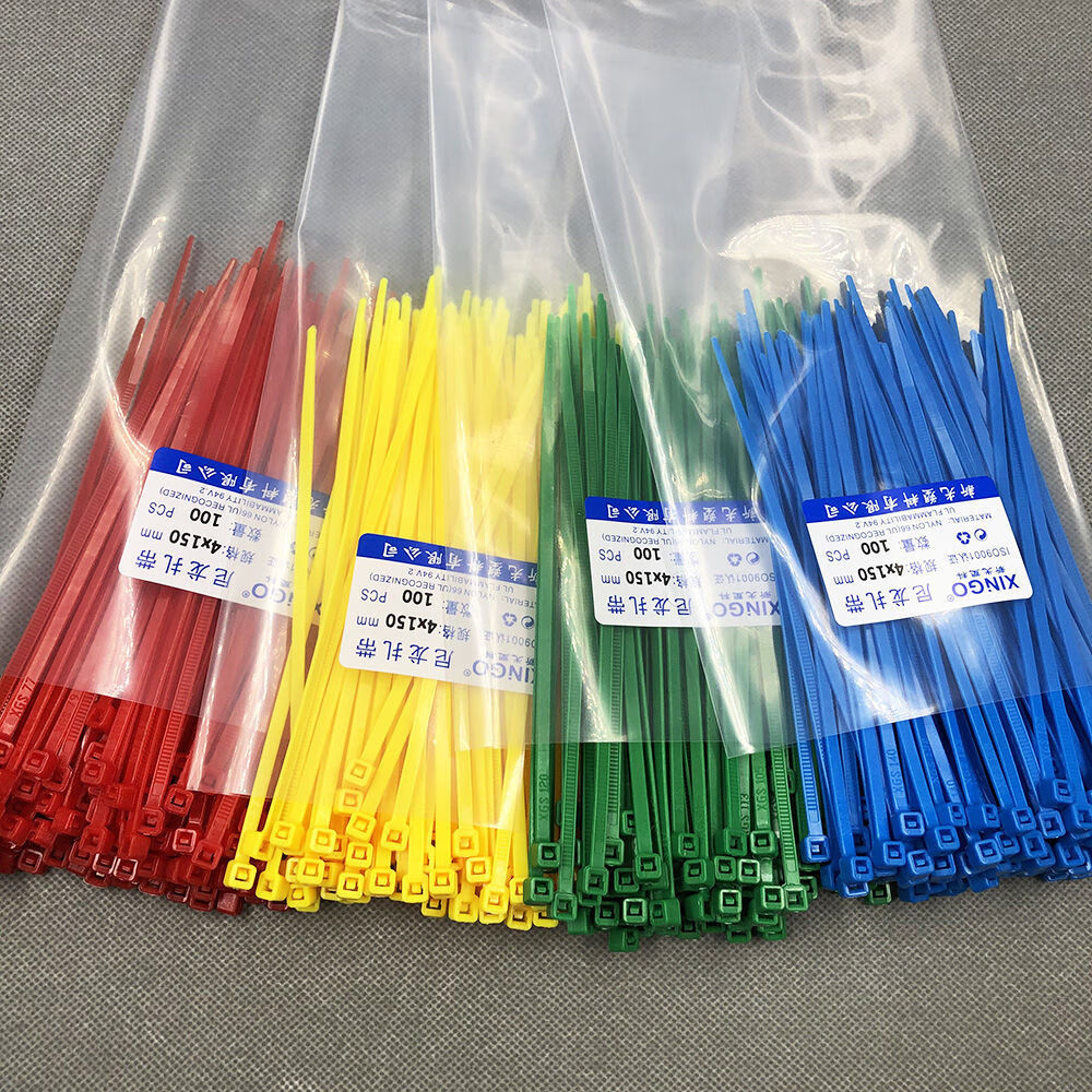 彩色耐高温防腐蚀塑料尼龙扎带国标系列15厘米-40厘米/公分多种颜