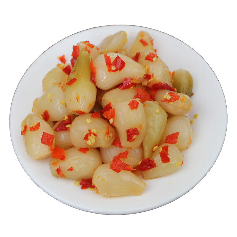 纳嘉新湖南下饭菜藠头农家新鲜酸辣茭头腌制瓶装教头椒荞头泡菜菜 【1