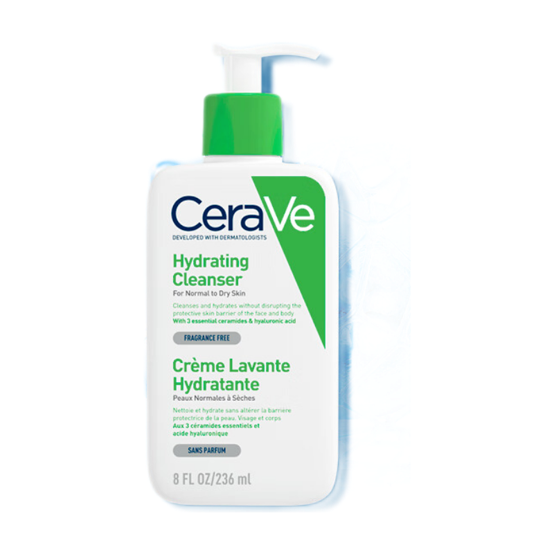 适乐肤（CeraVe）水杨酸洗面奶去角质洁面黑头控油洁面乳 氨基酸保湿修护 修护保湿洁面 236ml