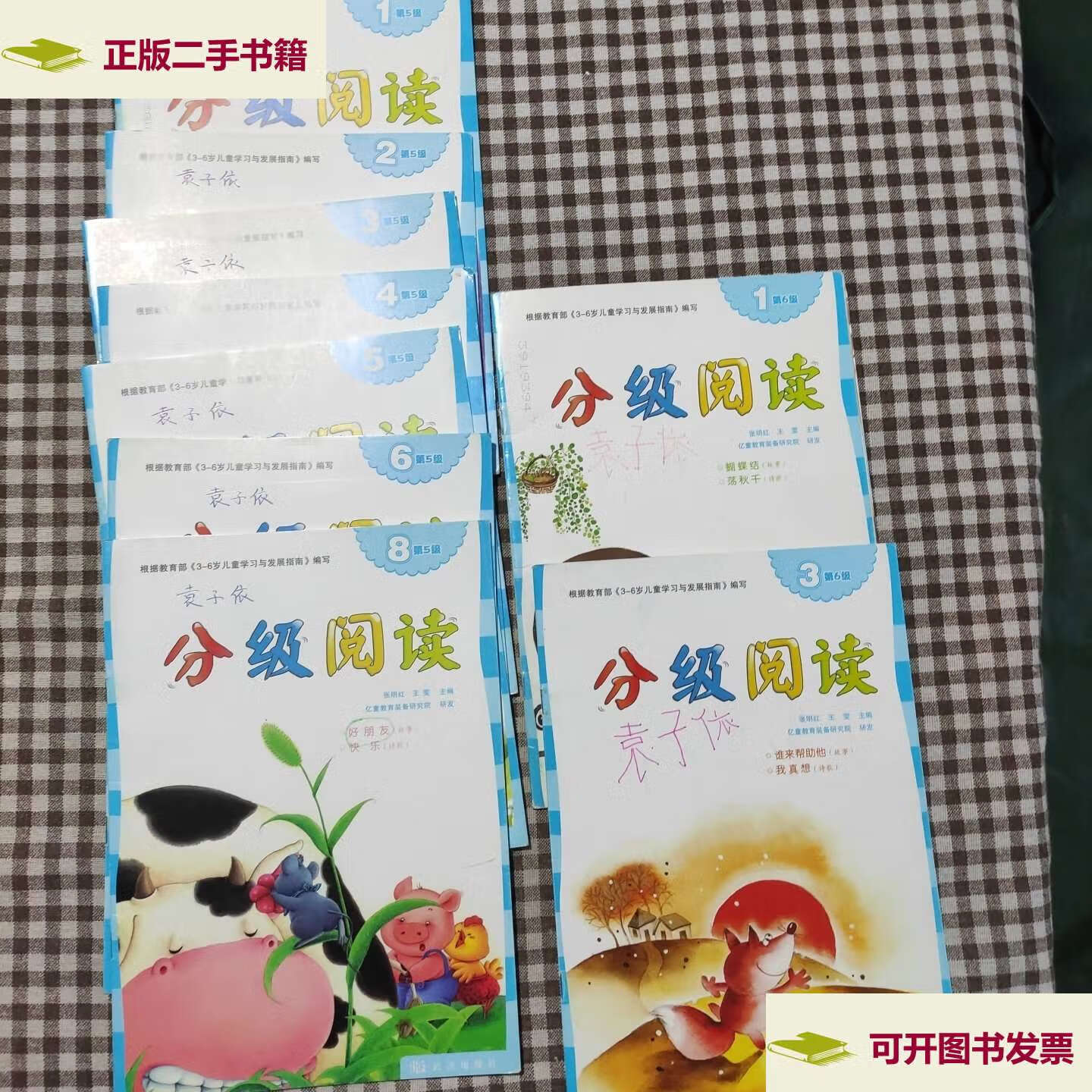 【二手9成新】亿童推动中国幼儿教育进步分级阅读5,6(9本) /张明红
