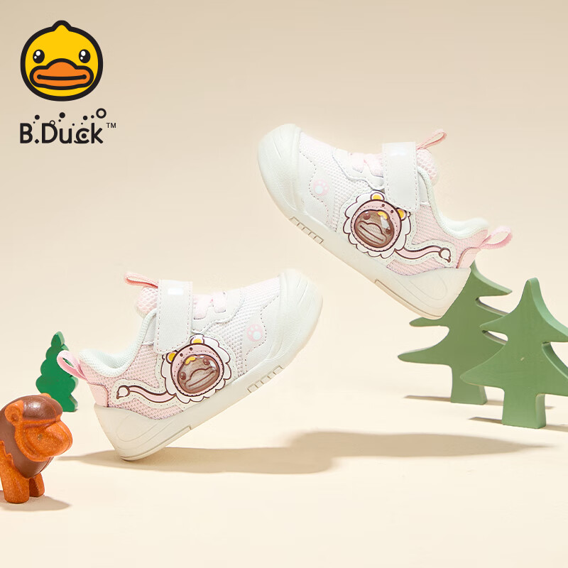 ���ڲ�����B.DuckС��ѼͯЬ����ѧ��Ь�����¿���ͯ�����˶�Ь����͸��Ůͯ����Ь �׷� 21 �� �ʺϽų�12.4-12.9cm