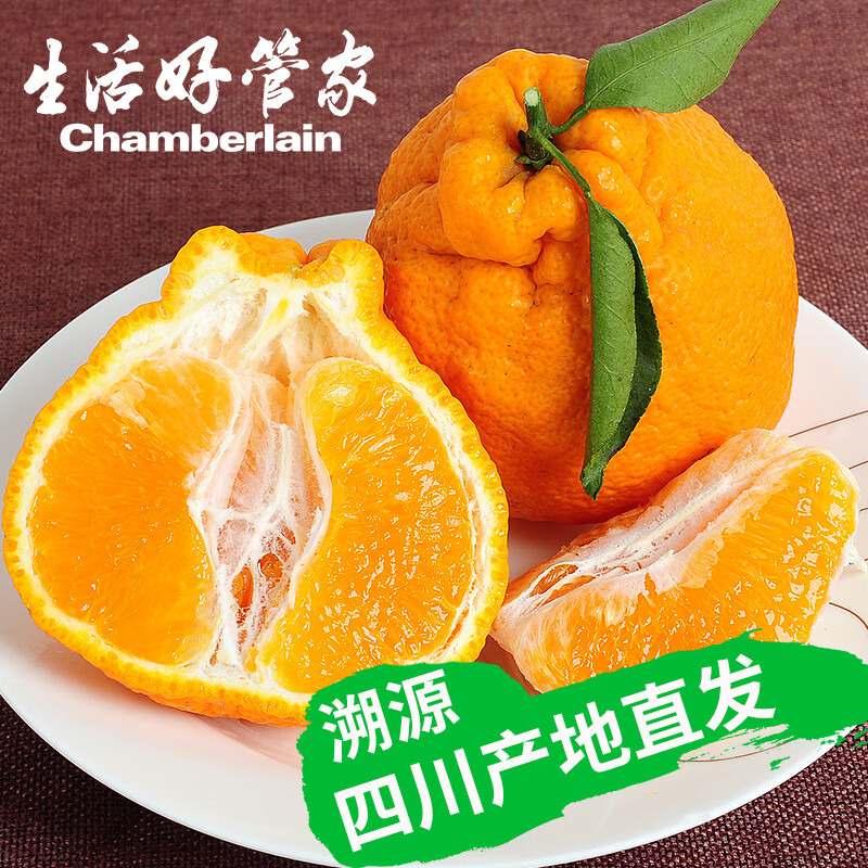 生活＆好管家四川不知火丑橘新鲜水果丑八怪丑柑应季橘子整箱柑橘应季水果 8.5-9斤【果径65-75mm】净重8斤