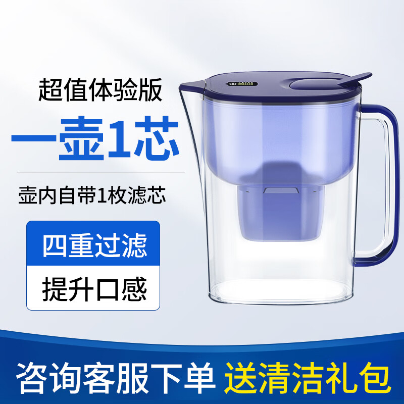 斯柏克过滤水壶过滤器通用大容量净水壶滤芯家用自来水厨房直饮净化水