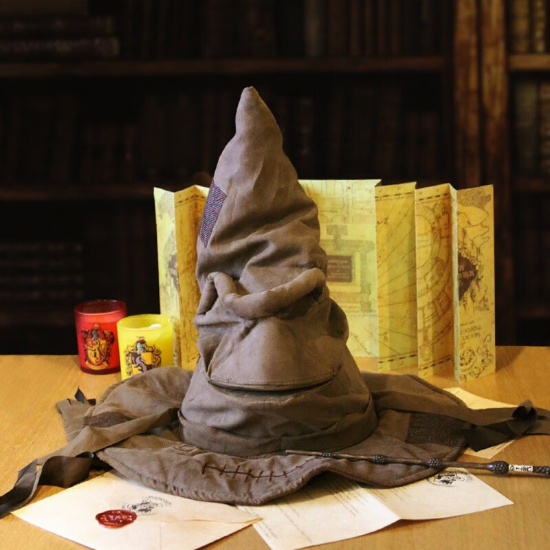 君始哈利波特周边赫敏哈利波特分院帽霍格沃茨魔法学院巫师帽房间装饰 分院帽一个
