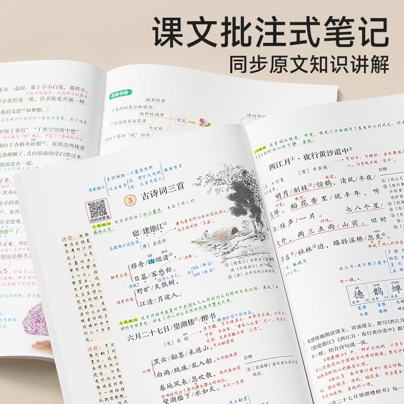 【当当正版可选】24秋时光学小学教材笔记 语文数学英语一二三四五六年级上册学霸笔记人教版课堂笔记知识点专项训练随堂笔记新版 三年级上册 语文