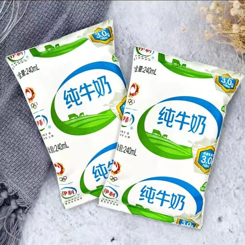 伊利纯牛奶240ml*16袋无菌枕纸袋营养早餐整箱儿童学生奶 伊利纯牛奶袋装240ml*12袋