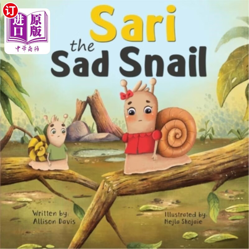 海外直订sari the sad snail 悲伤的蜗牛莎莉