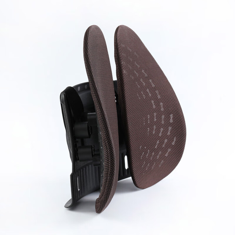 冠楚人体工学护腰靠垫办公椅坐垫 咖色 40cm*40cm