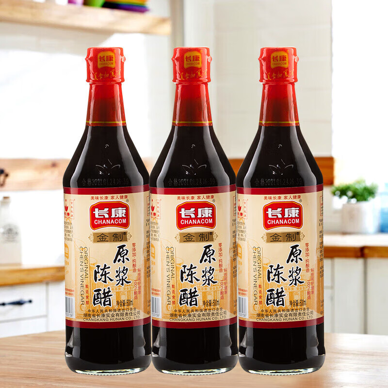 长康 chanacom金制原浆陈醋食用调料 陈醋1500ml