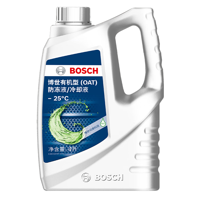 BOSCH 博世 汽车防冻液 绿色 -25℃ 4L