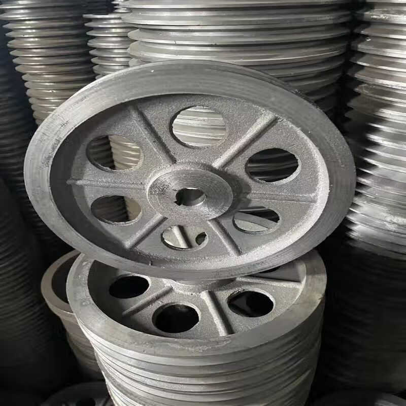 双槽外径180-280各种皮带轮皮带轮ab型普通空心轻型电机皮带轮 乳白色