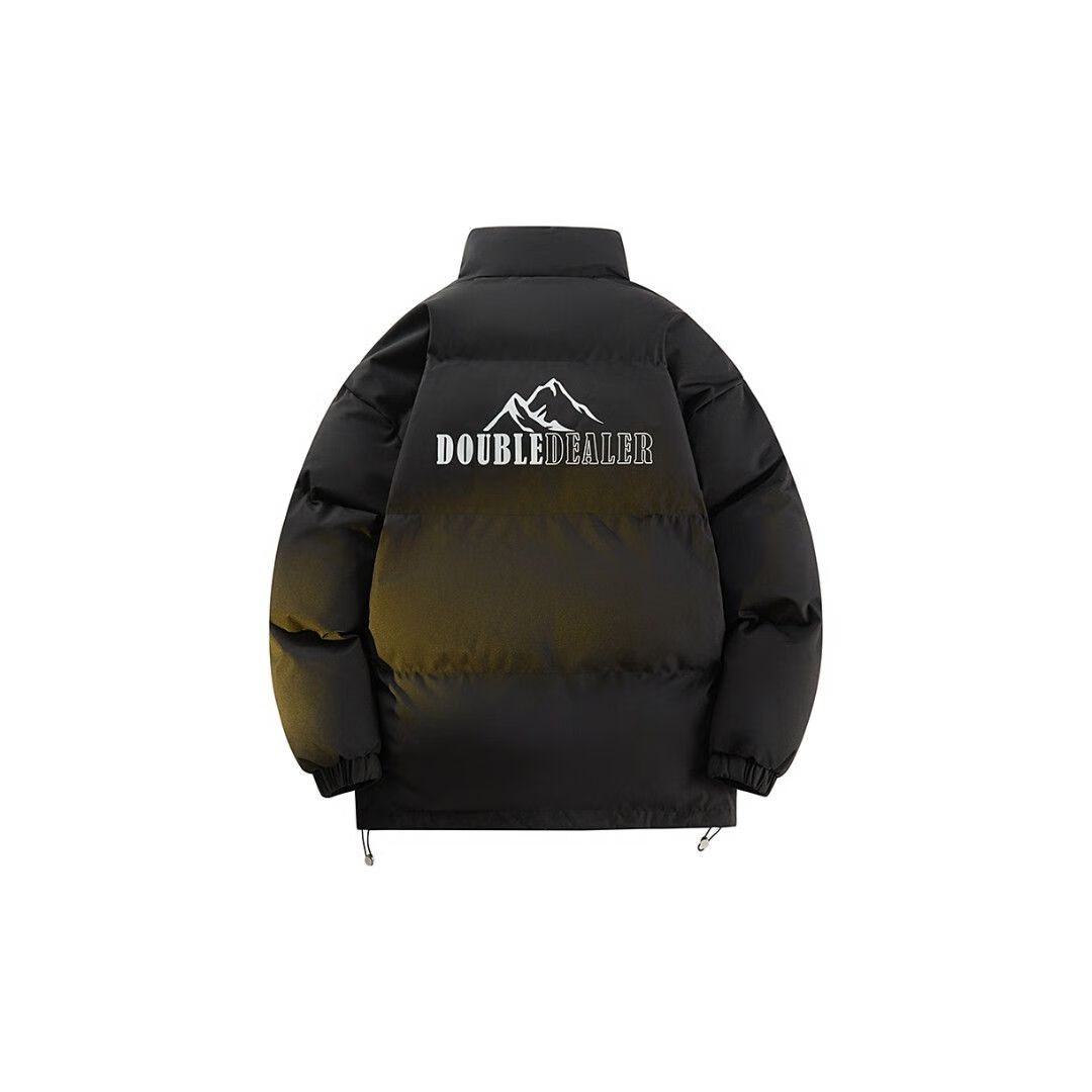 狮奥利兴帕丁顿熊羽绒服double dealer基础款雪山印花简约保暖宽松