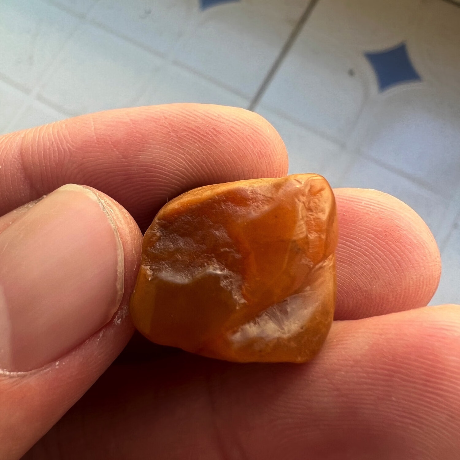 福建寿山田黄石原石6.11克