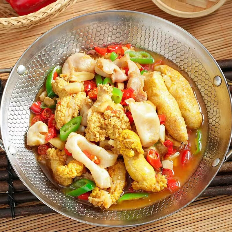鱼籽鱼泡鱼杂火锅350g新鲜免洗冷冻淡水鱼肚家用饭店商用 鱼籽鱼泡鱼杂350gx5包