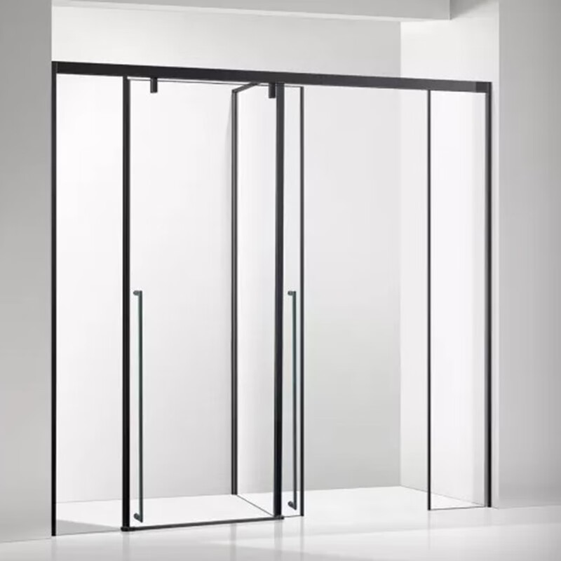 云启格t型一门两用淋浴房移门推拉门干湿分离网红定制别墅酒店异形