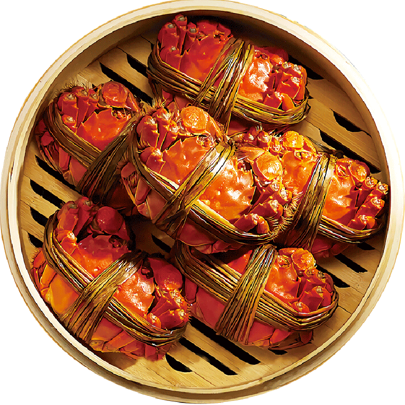【活蟹】隆上记大闸蟹公3.3-3.6两母2.3-2.6两4对8只 去绳足重鲜活螃蟹生鲜礼盒