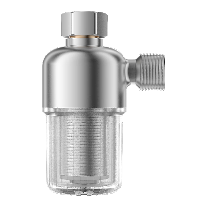 鉆芯熱水器前置過濾器家用馬桶阻垢器洗衣機(jī)免換不銹鋼濾芯自來水花灑廚下凈水器
