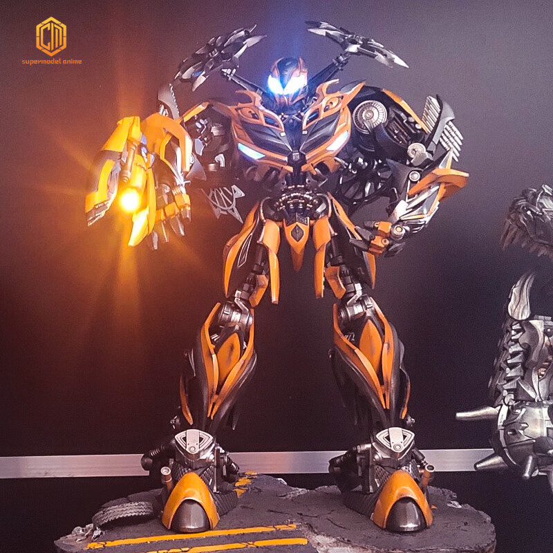 好沐音(haomuyin)超模动漫 cs118大黄蜂合金模型可动机器人 cs1/18大