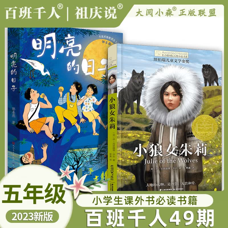 课外书共读书目小狼女朱莉明亮的日子如意潘趣酒新版灵狐少年三国演义
