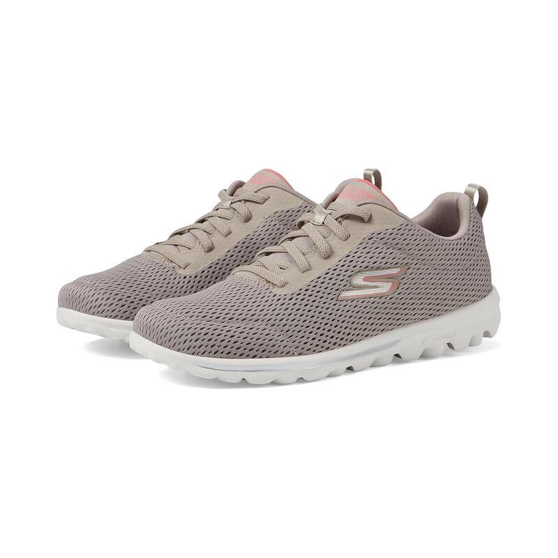 斯凯奇(skechers)跑步鞋女款时尚经典低帮跑鞋go walk travel百搭耐磨