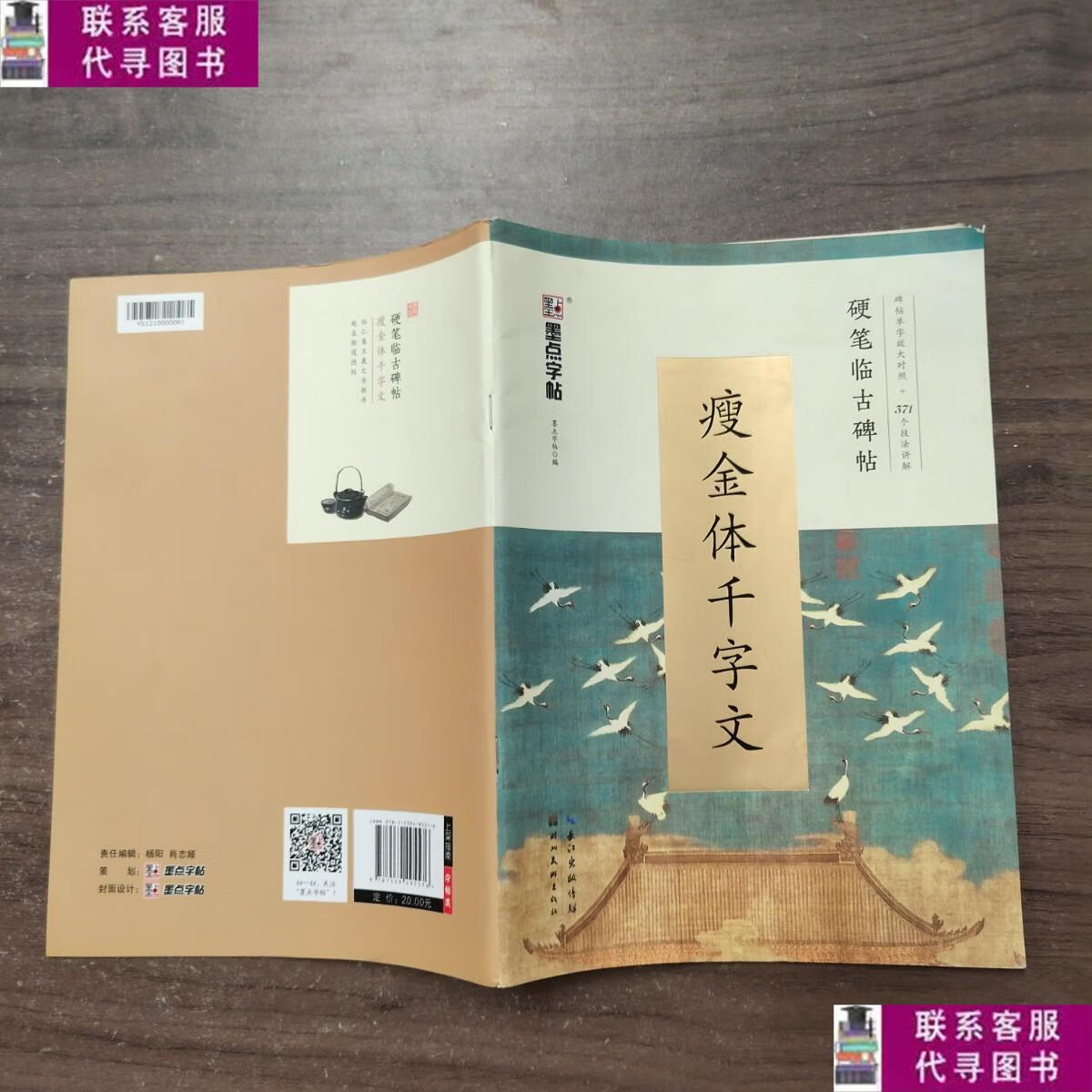 【二手9成新】墨点字帖 硬笔临古碑帖·瘦金体千字文 学生成人硬