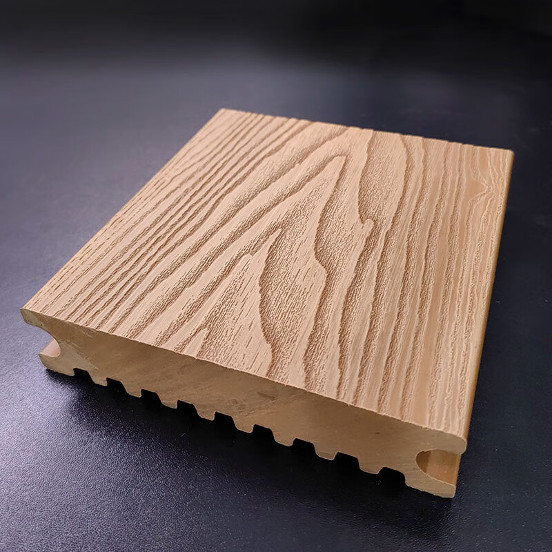 实芯塑木地板户外庭院阳台别墅花园防腐木室外工程定制生态木塑板 2.