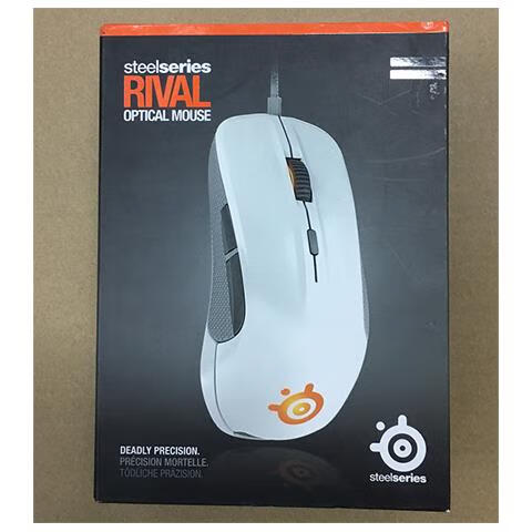 赛睿（steelseries）赛睿  Rival300 幻彩LOL吃鸡射击FPS电竞有线游戏鼠标 赛睿rival 白色 官方标配