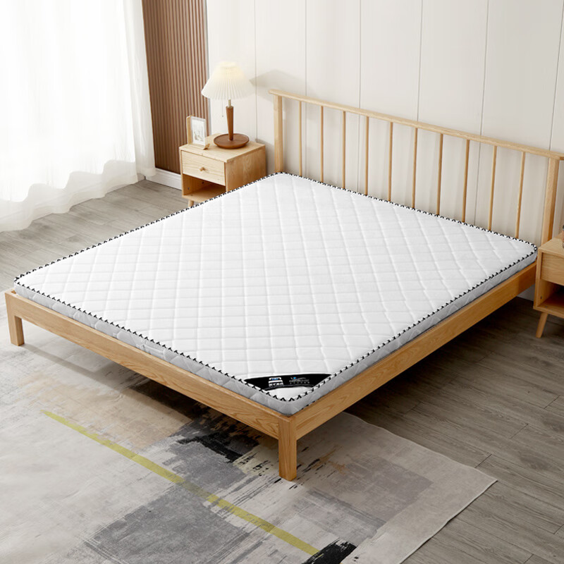 得子 床垫1.5米家用天然椰棕床垫学生宿舍防螨硬床垫1.8米棕垫子 云舒白6CM=2CM针织面料+4CM棕芯 135厘米*200厘米【工厂直发】