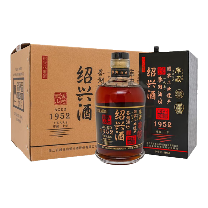 ��Խ��ɽ �����Ʒ���ʮ�� ����� ���˻ƾ� 680ml*6ƿ ����װ 1708Ԫ