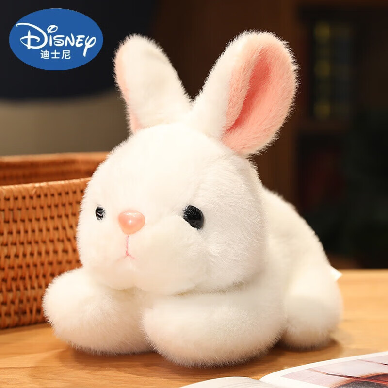 迪士尼(disney)可爱小白兔公仔趴趴兔毛绒玩具仿真兔子玩偶小女孩布