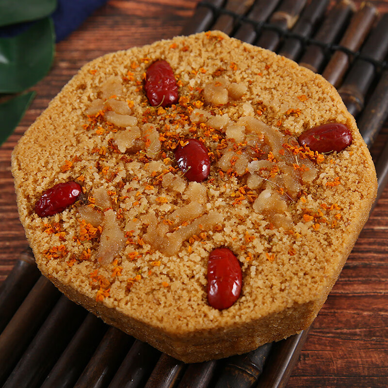 花农氏年货松糕浙江红糖猪肉诸暨糯米蒸糕温州特产小吃糕点水心松糕