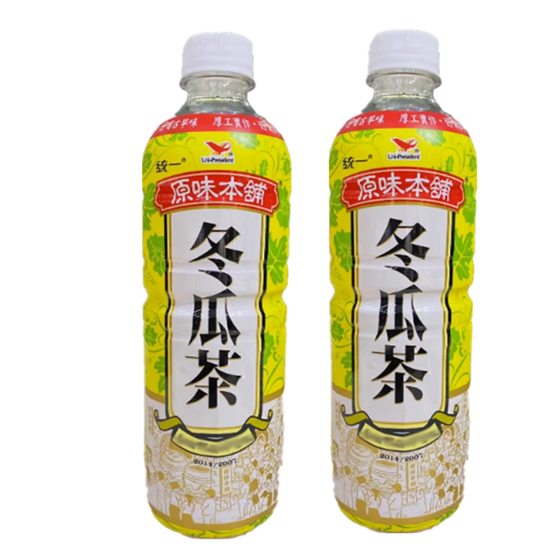 統(tǒng)一進(jìn)口 統(tǒng)一原味本鋪冬瓜茶飲料清甜解渴600ml*4瓶 統(tǒng)一冬瓜茶600ml*2瓶