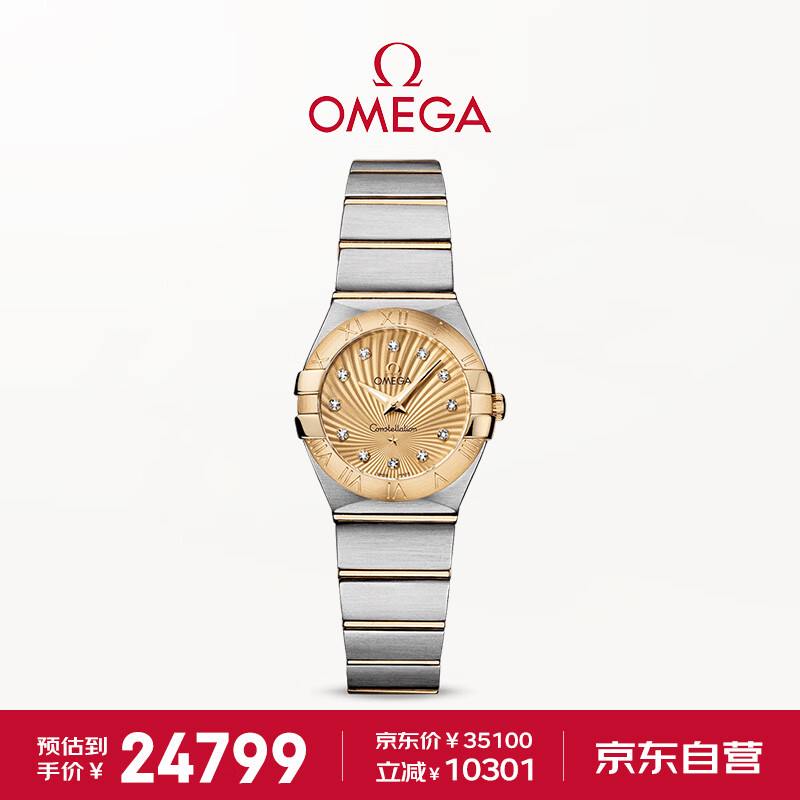 欧米茄（OMEGA）瑞士手表 星座系列时尚女表123.20.24.60.58.001