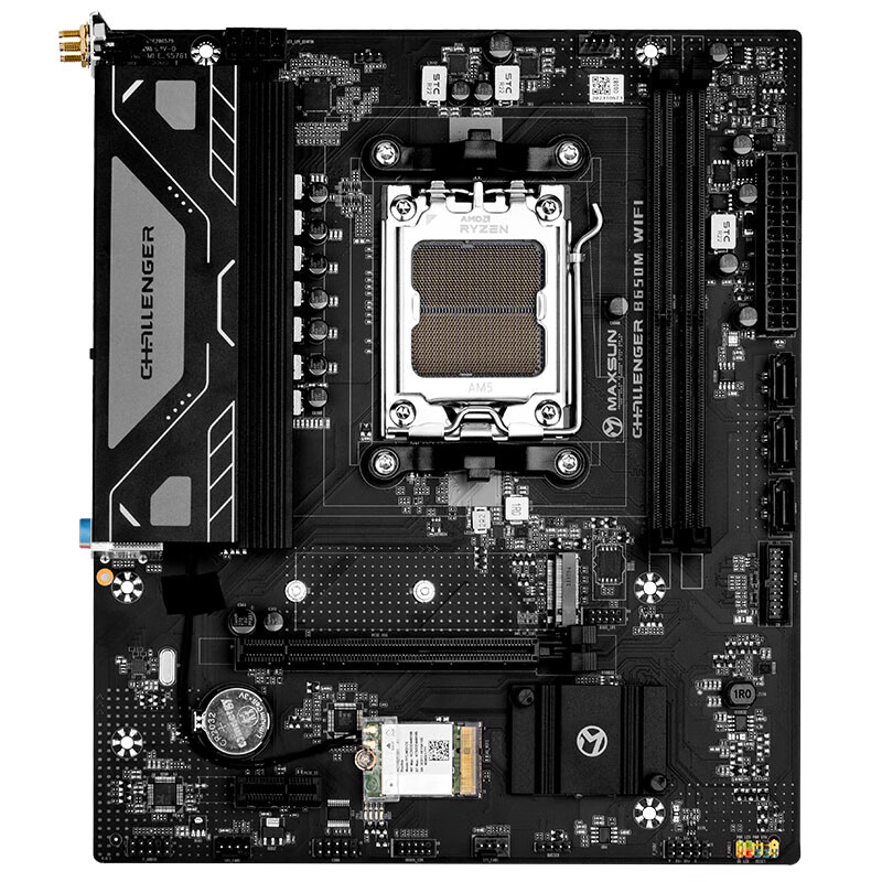 铭瑄（MAXSUN）AMD 锐龙5 7600处理器+铭瑄 MS-挑战者B650M WiFi电脑主板 主板CPU套装 主板+CPU套装