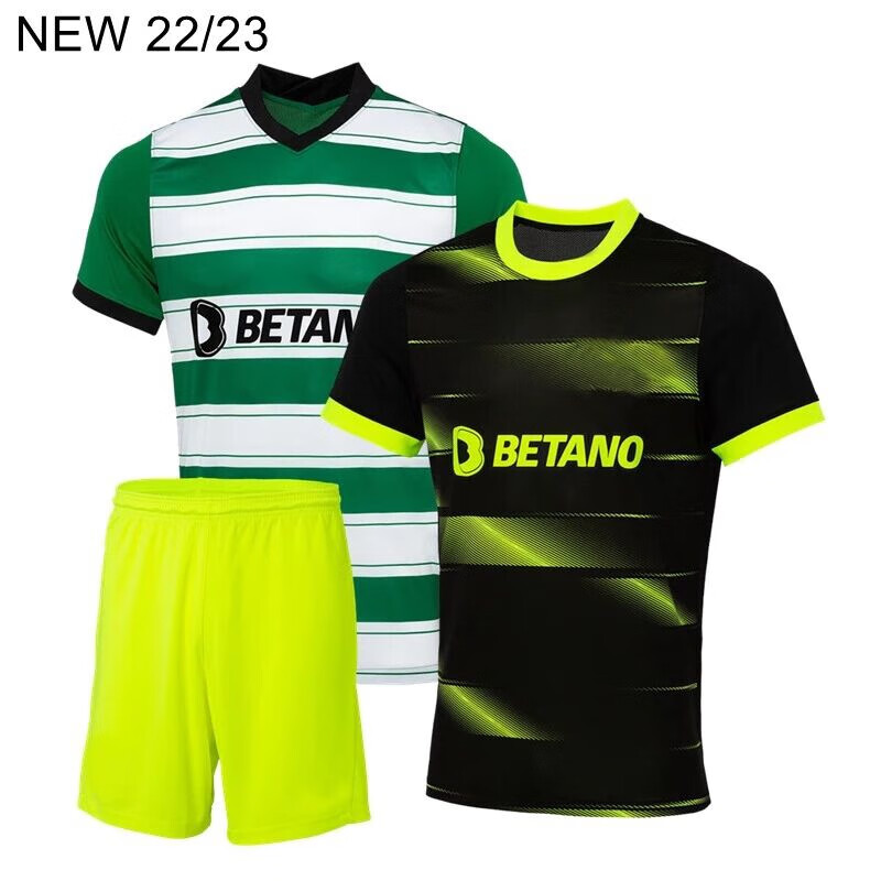 京识2324里斯本竞技球衣葡萄牙主客二客场大人小学生足球服套装定制