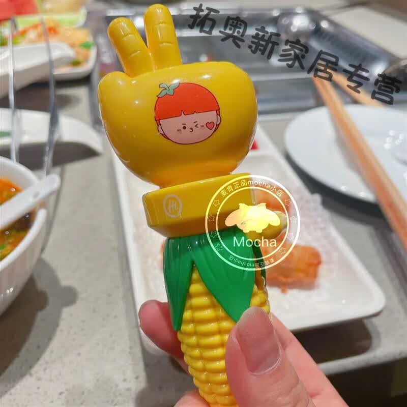 石头剪刀布对决器海底捞猜拳玩具剪刀石头布对决器手持猜拳玩具互