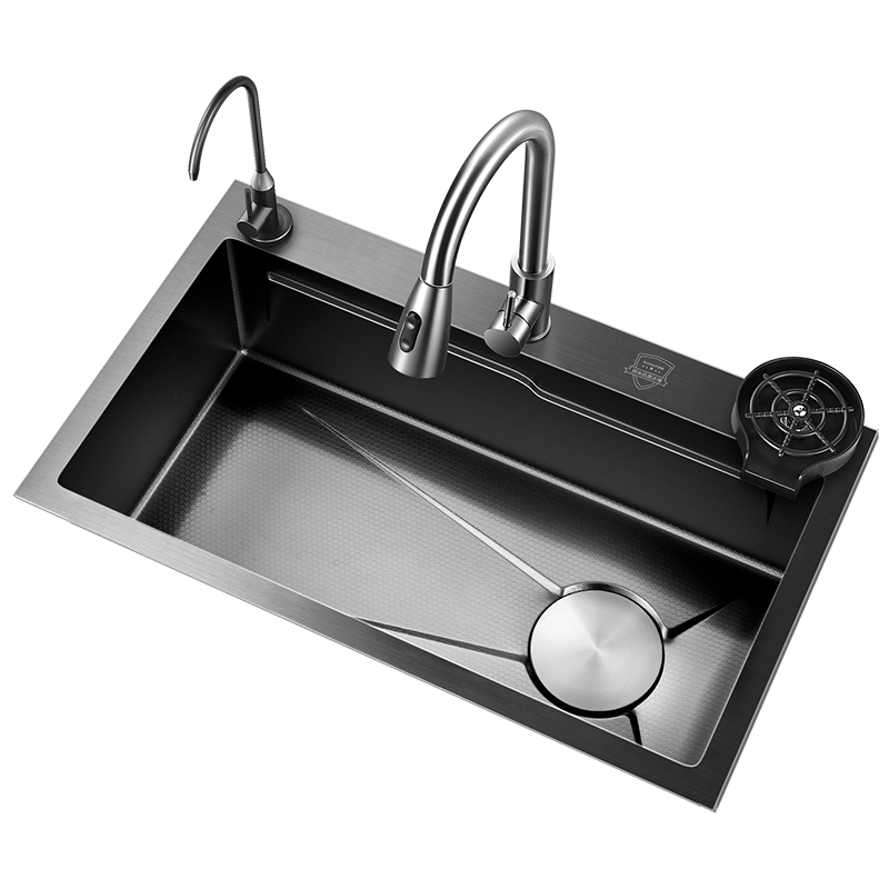 ���ڲ���������˹ˮ�۴󵥲�304�����ϴ����һ���� ̨�������ˮ��ϴ�˳�̨���� D�����ȳ�����ͷ+��ˮ+ϴ���� �͹η�����-75*45cm(�Ƽ�)