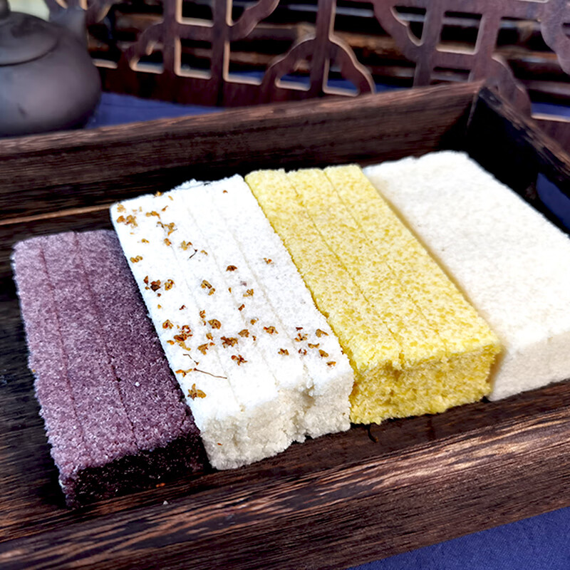 虎钢馋宁波雪花绵绵糕糯米糕芝麻花生夹心手工传统糕点网红零食即食