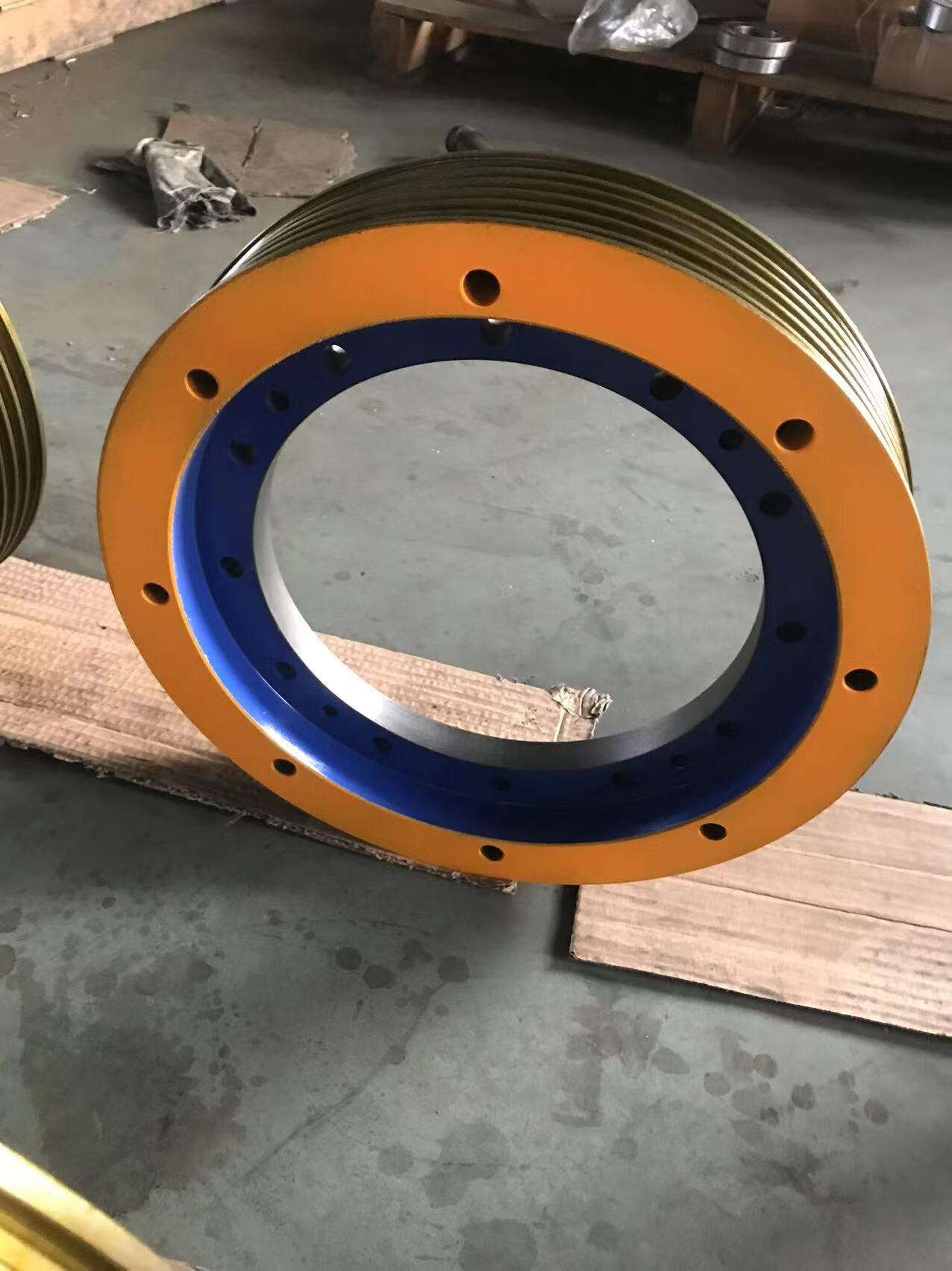 喜普电梯曳引轮凌云2曳引机轮450/400*4/5/6*8 主机轮560/620适用三菱